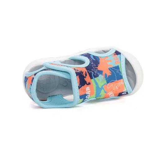 D.D.step Kinder Sport Sandalen Jungen Stoffschuhe Hellblau