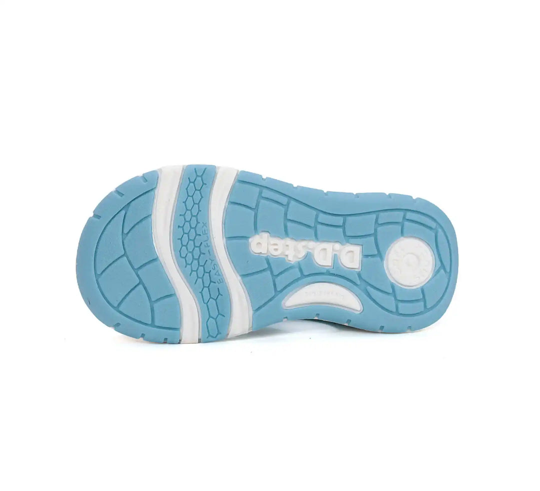 D.D.step Kinder Sport Sandalen Jungen Stoffschuhe Hellblau