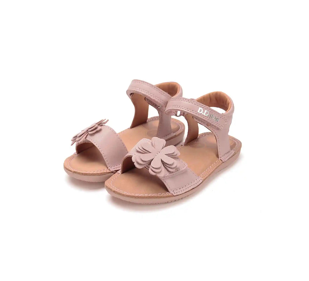 Kinder Sandalen Mädchen Lederschuhe Babyrosa D.D.step ddstep