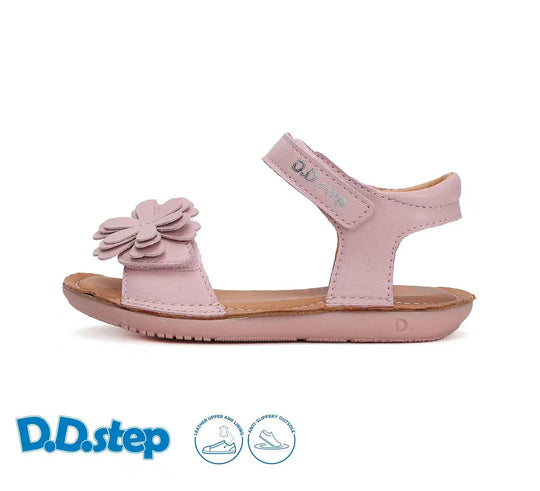 Kinder Sandalen Mädchen Lederschuhe Babyrosa D.D.step ddstep