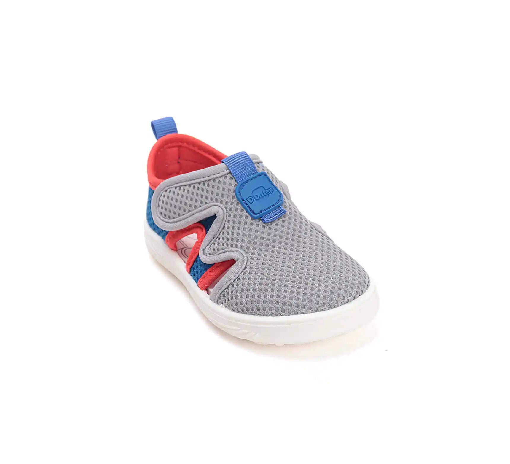 D.D.step Kinder Barfuß Sport Sandalen Jungen Stoffschuhe Grau-Blau