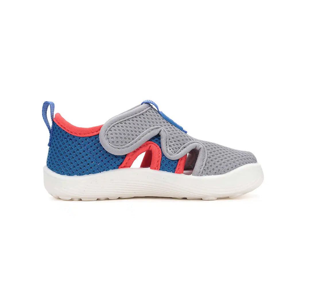 D.D.step Kinder Barfuß Sport Sandalen Jungen Stoffschuhe Grau-Blau