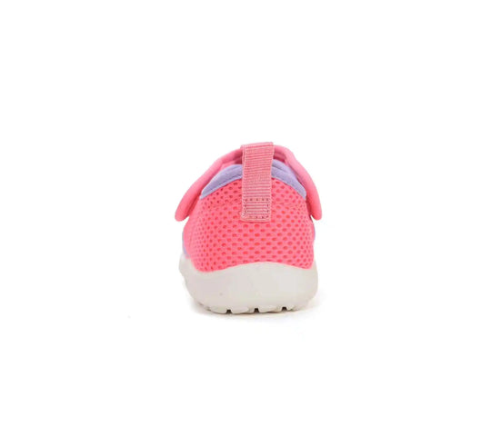 DDstep Kinder Barfuß Sport Sandalen Mädchen Stoffschuhe Babyrosa