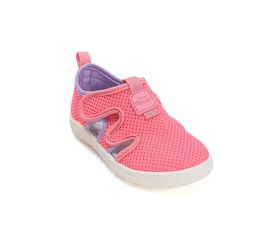 DDstep Kinder Barfuß Sport Sandalen Mädchen Stoffschuhe Babyrosa