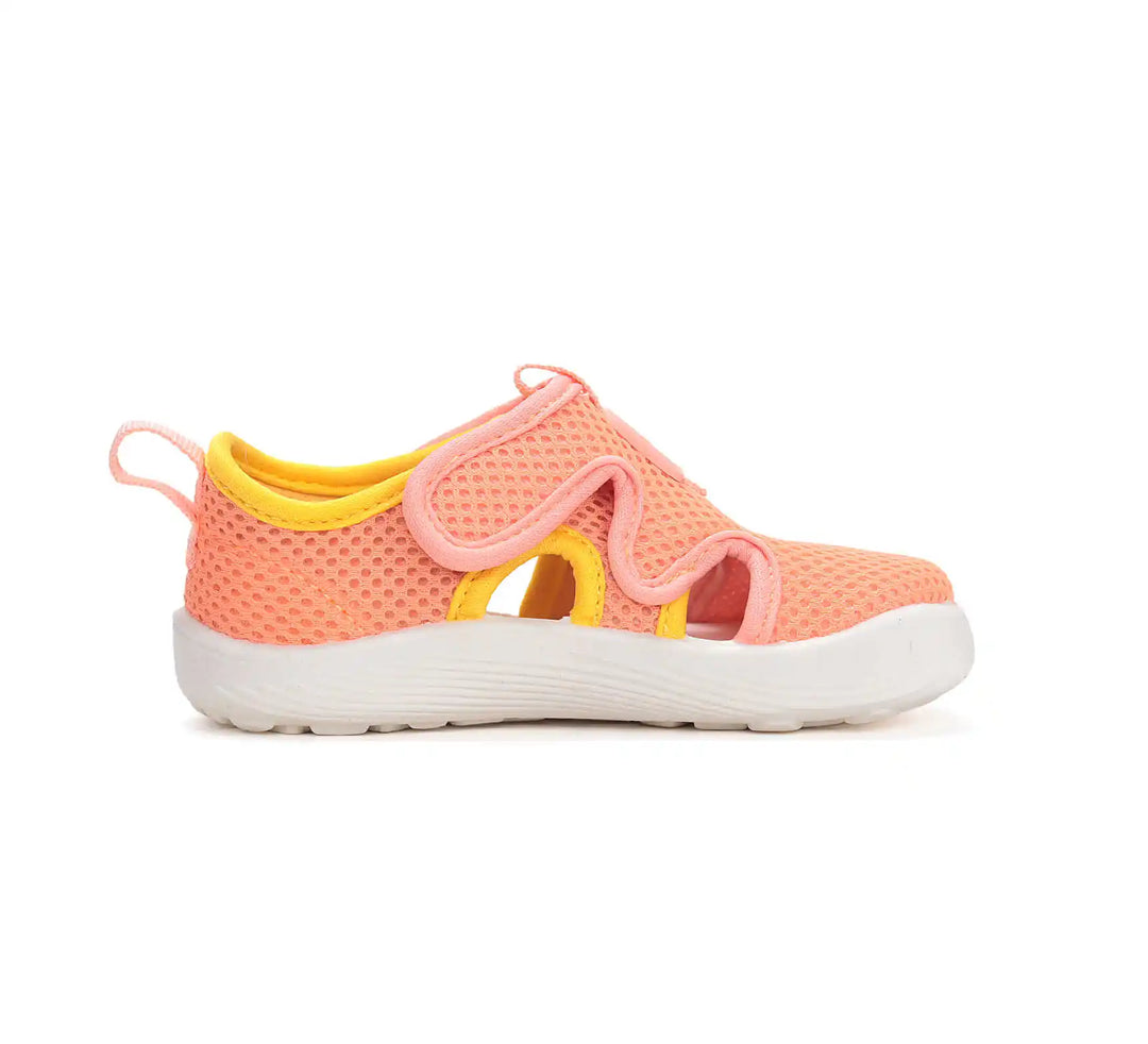 D.D.step Kinder Barfuß Sport Sandalen Mädchen Stoffschuhe Orange