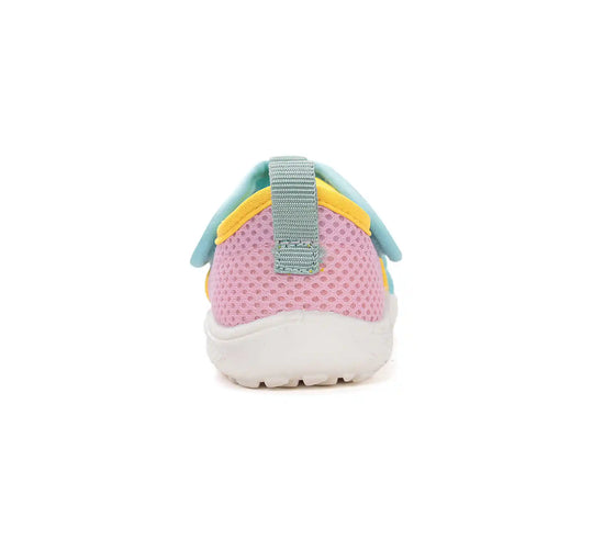 D.D.step Kinder Barfuß Sport Sandalen Mädchen Stoffschuhe Türkis-Rosa