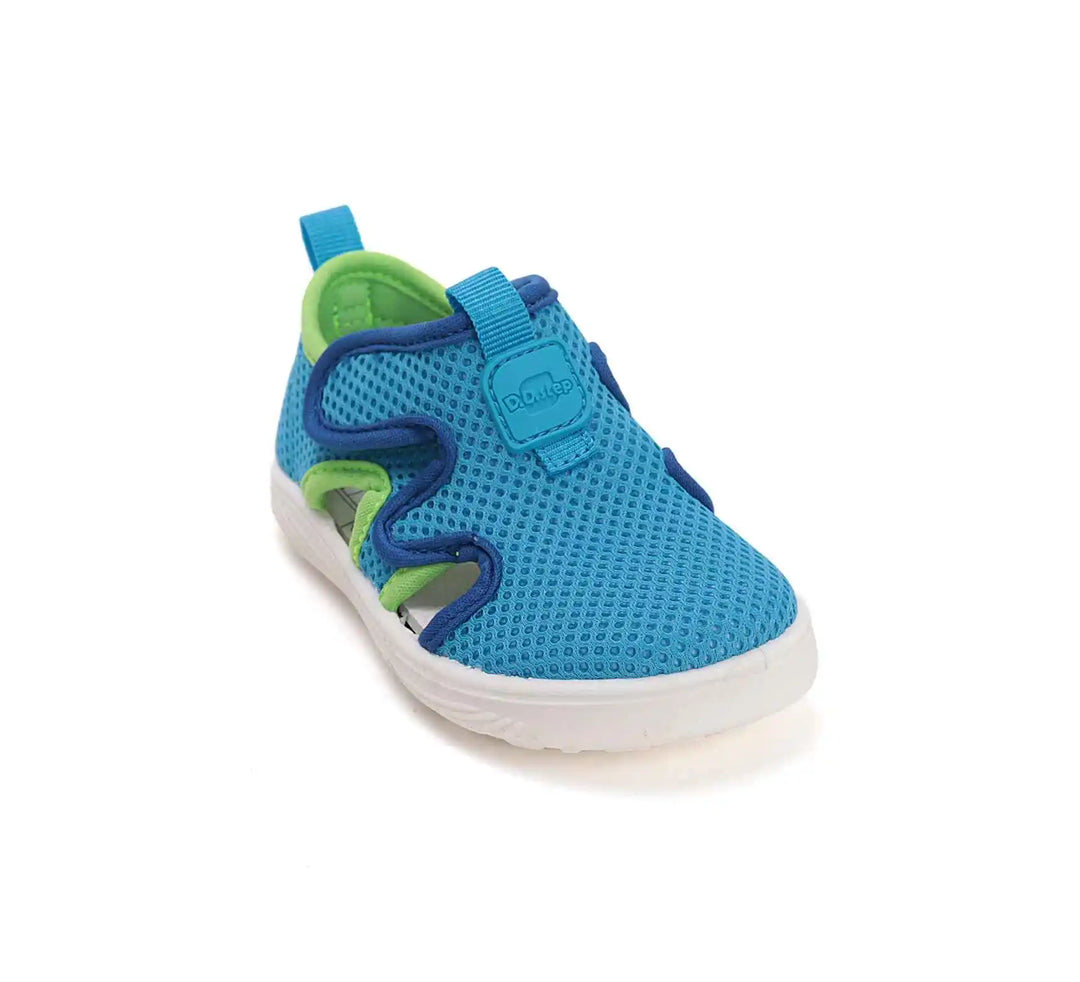 D.D.step Kinder Barfuß Sport Sandalen Jungen Stoffschuhe Hellblau