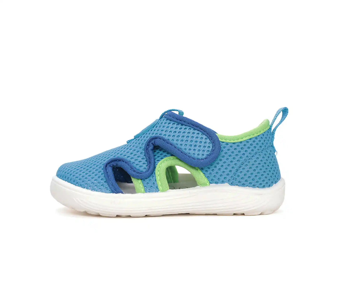 D.D.step Kinder Barfuß Sport Sandalen Jungen Stoffschuhe Hellblau