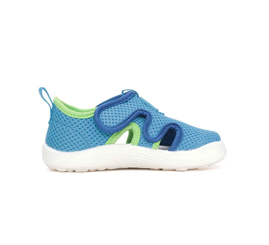 D.D.step Kinder Barfuß Sport Sandalen Jungen Stoffschuhe Hellblau