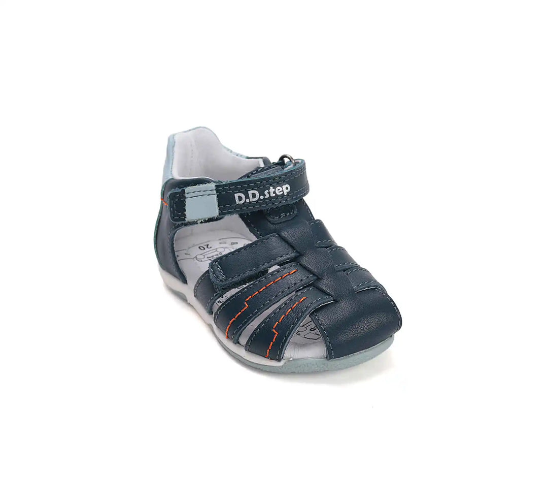 Kinder Sandalen Jungen Lederschuhe Königsblau D.D.step ddstep