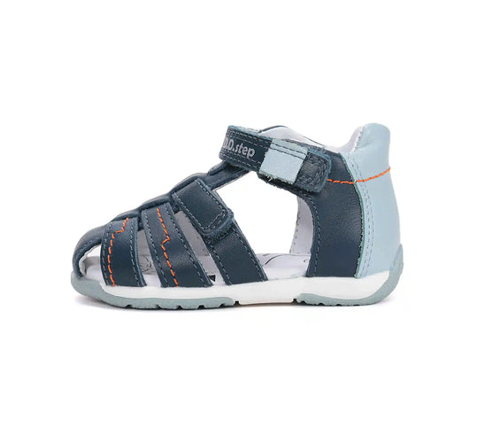 Kinder Sandalen Jungen Lederschuhe Königsblau D.D.step ddstep