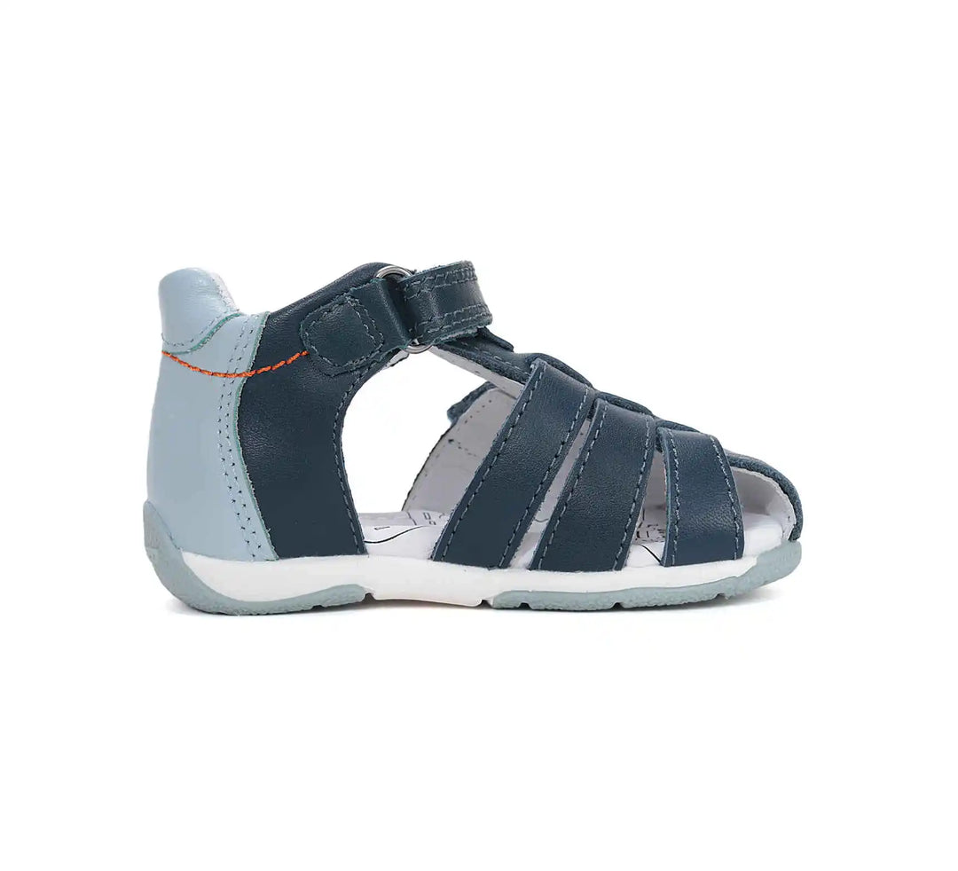 Kinder Sandalen Jungen Lederschuhe Königsblau D.D.step ddstep