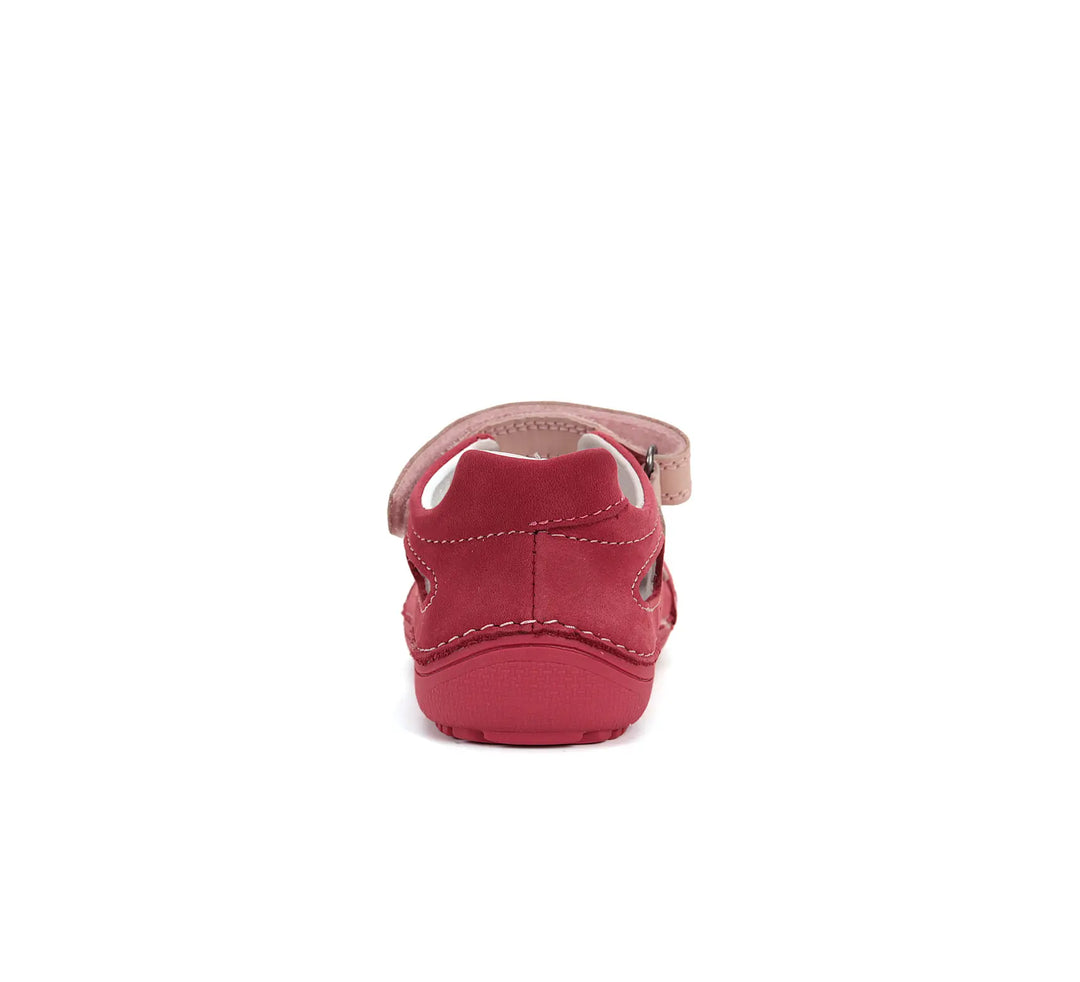 Kinder Barfuß Sandalen Mädchen Lederschuhe Rot D.D.step ddstep