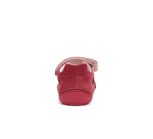 Kinder Barfuß Sandalen Mädchen Lederschuhe Rot D.D.step ddstep