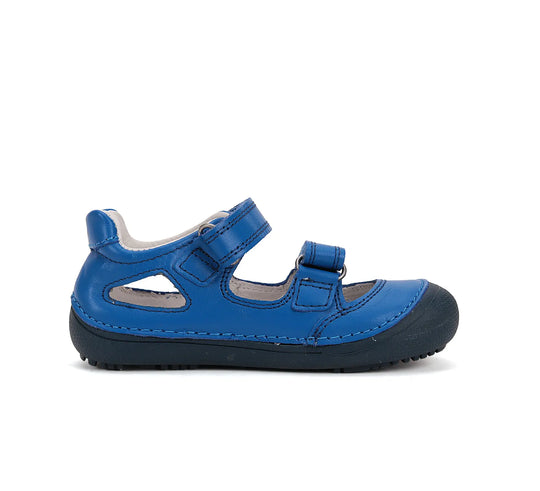 Kinder Barfuß Sandalen Jungen Lederschuhe Bermudablau D.D.step ddstep