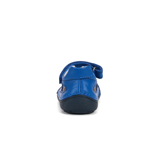 Kinder Barfuß Sandalen Jungen Lederschuhe Bermudablau D.D.step ddstep