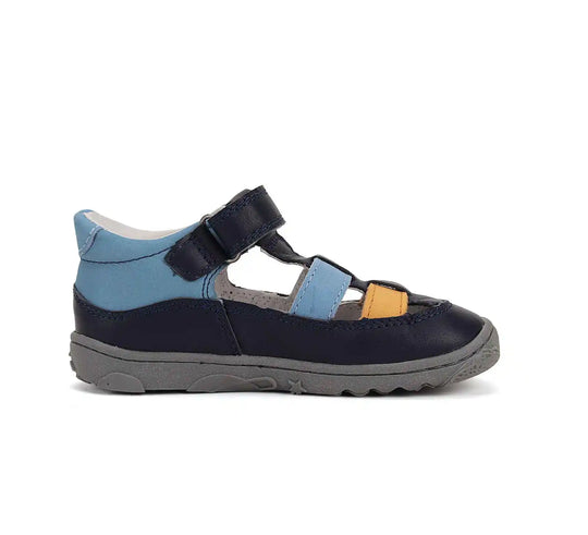 Kinder Barfuß Sandalen Jungen Lederschuhe Hellblau D.D.step ddstep