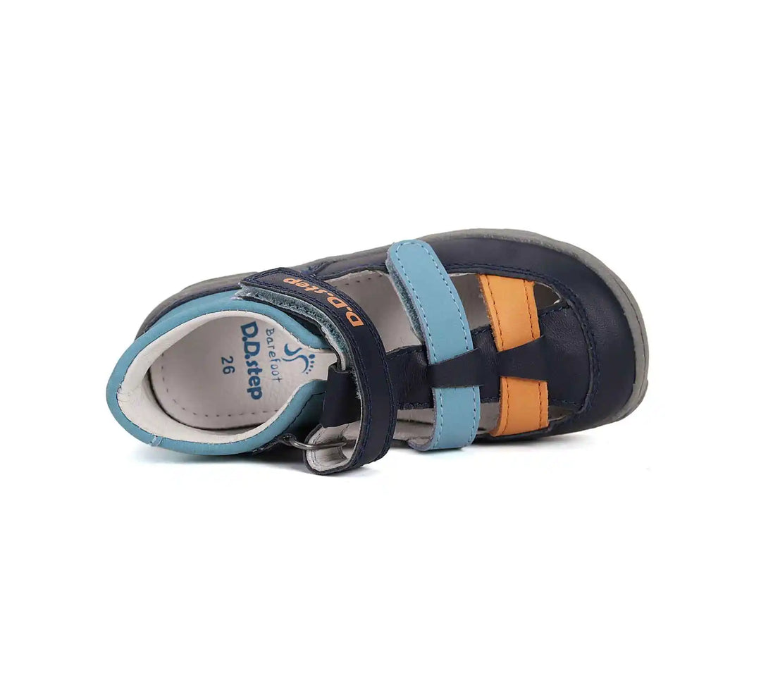 Kinder Barfuß Sandalen Jungen Lederschuhe Hellblau D.D.step ddstep
