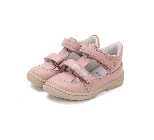 Kinder Barfuß Sandalen Mädchen Lederschuhe Babyrosa D.D.step ddstep