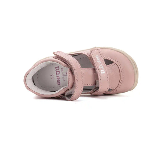 Kinder Barfuß Sandalen Mädchen Lederschuhe Babyrosa D.D.step ddstep