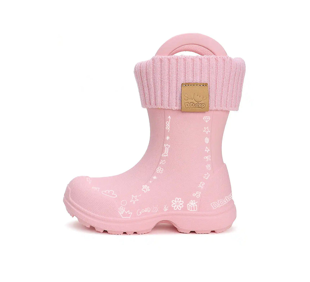 D.D.step Kinder Gummistiefel Hellrosa I106-42545
