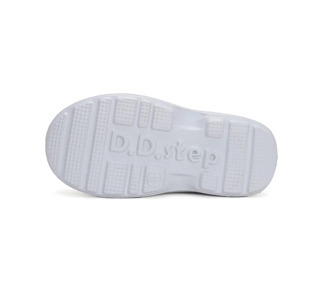 Kinder Gummistiefel Jungen in Grau, leicht und flexibel mit Fleece Socke D.D.step ddstep