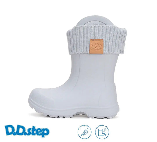 D.D.step Kinder Gummistiefel Grau I106-42645