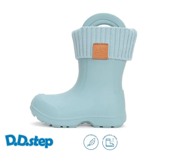 D.D.step Kinder Gummistiefel Seegrün I106-42876