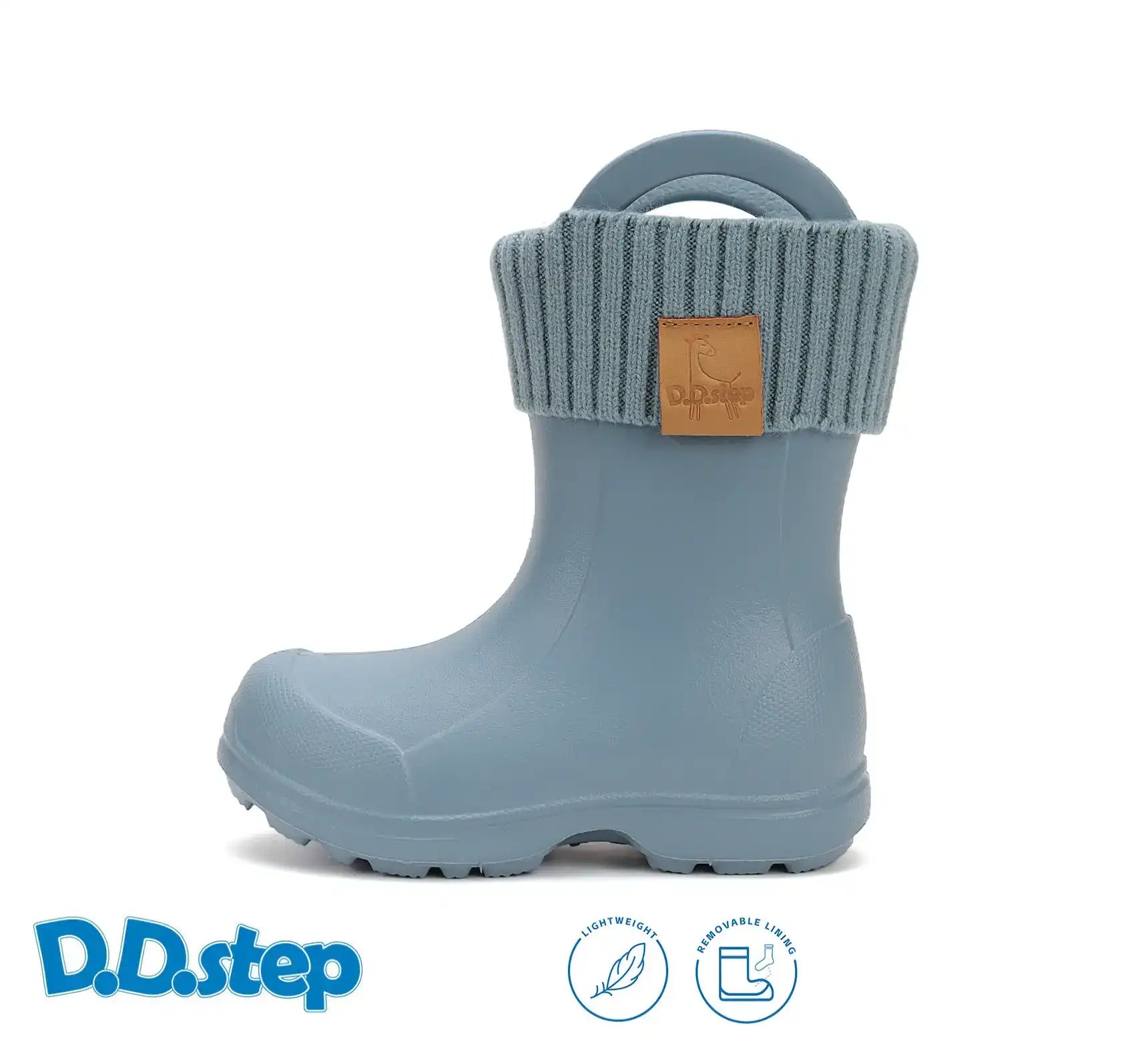 Jungen Himmelblau Gummistiefel D.D.Step