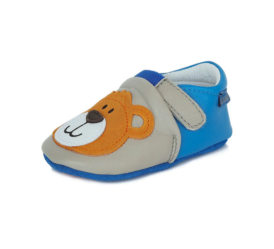 D.D.step Kinder Barfuß-Krabbelschuhe Grau K1596-381