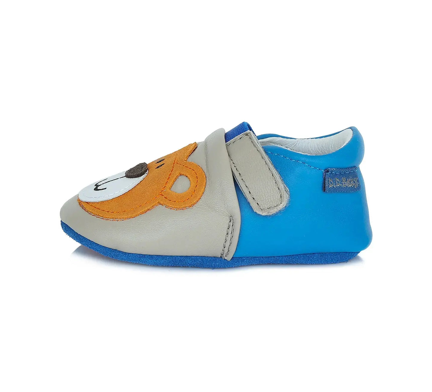 Baby Barfuß Grau Hausschuhe D.D.Step