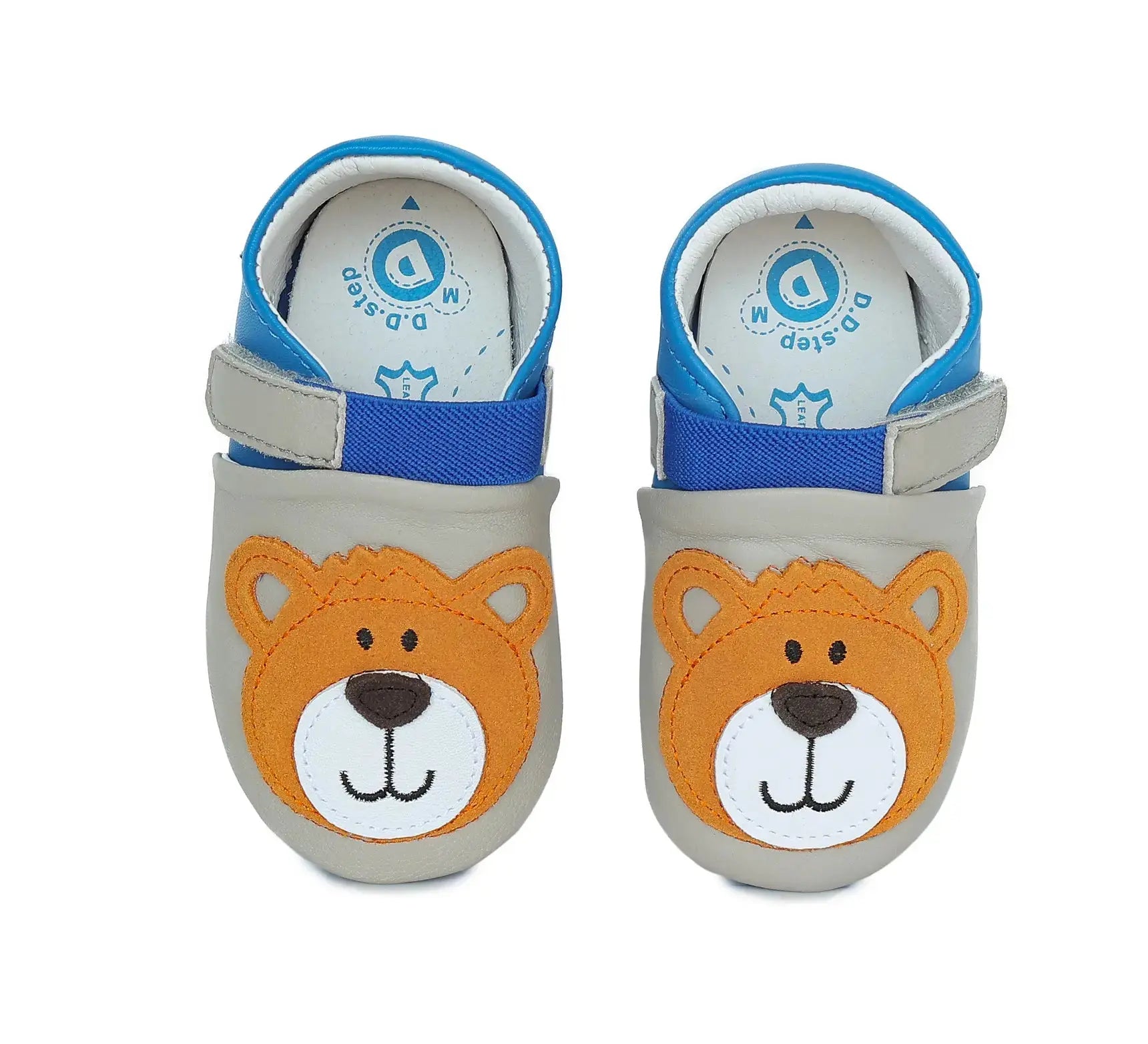 Baby Barfuß Grau Hausschuhe D.D.Step