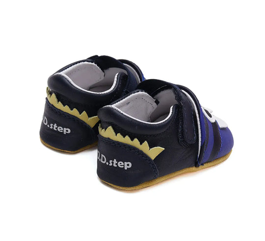D.D.step Kinder Barfuß-Krabbelschuhe Bermudablau K1596-42307