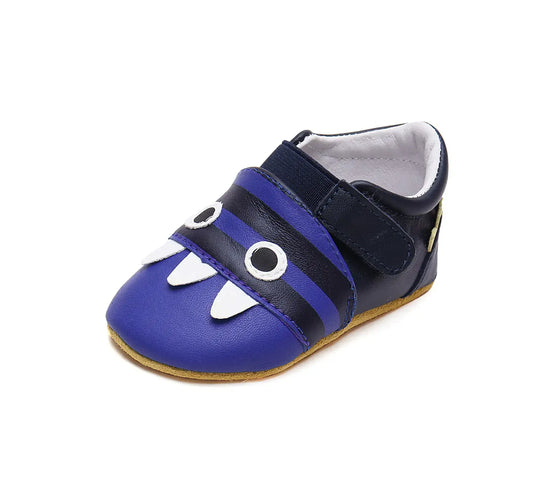 D.D.step Kinder Barfuß-Krabbelschuhe Bermudablau K1596-42307