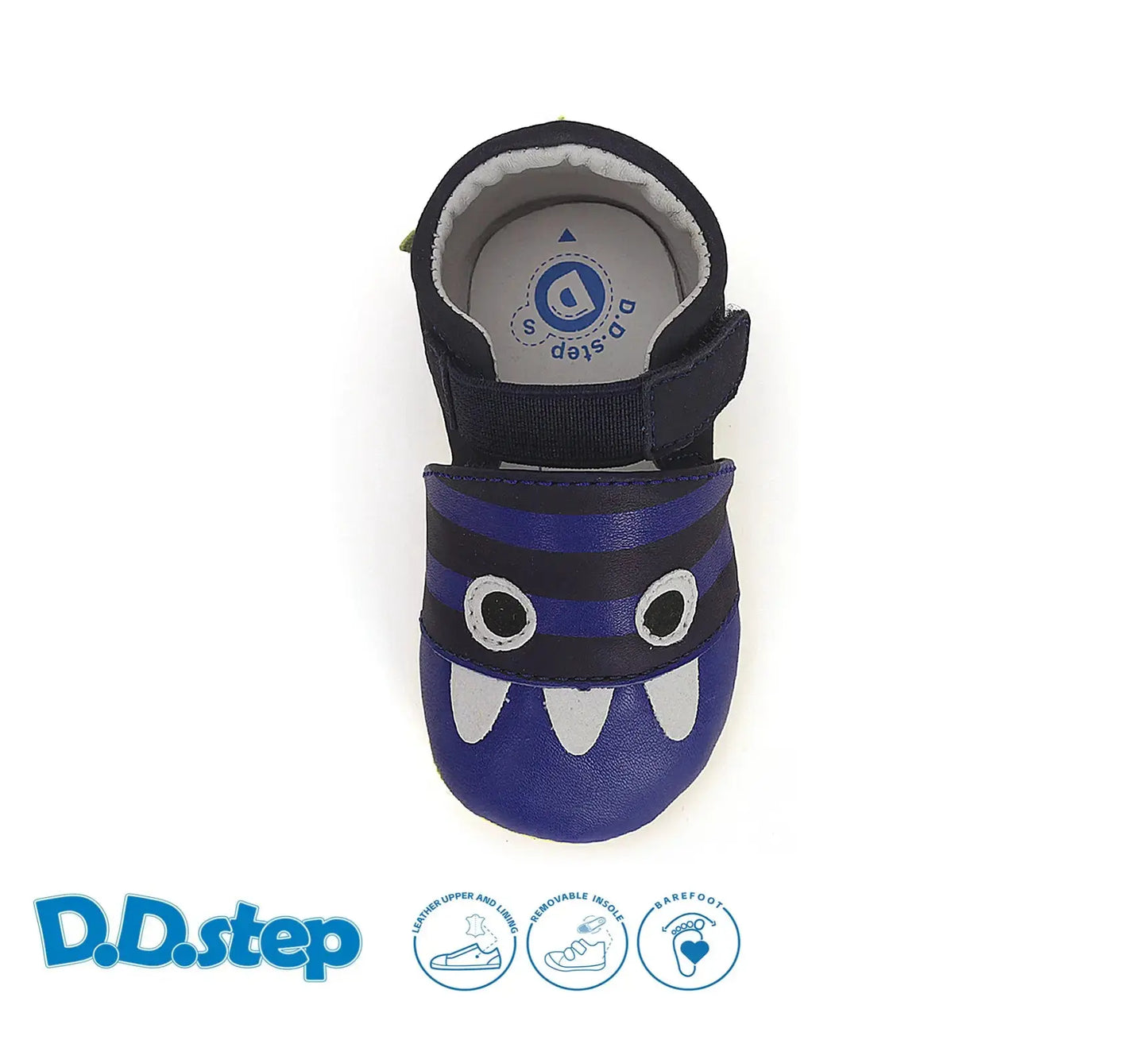 Baby Barfuß Blau Hausschuhe D.D.Step