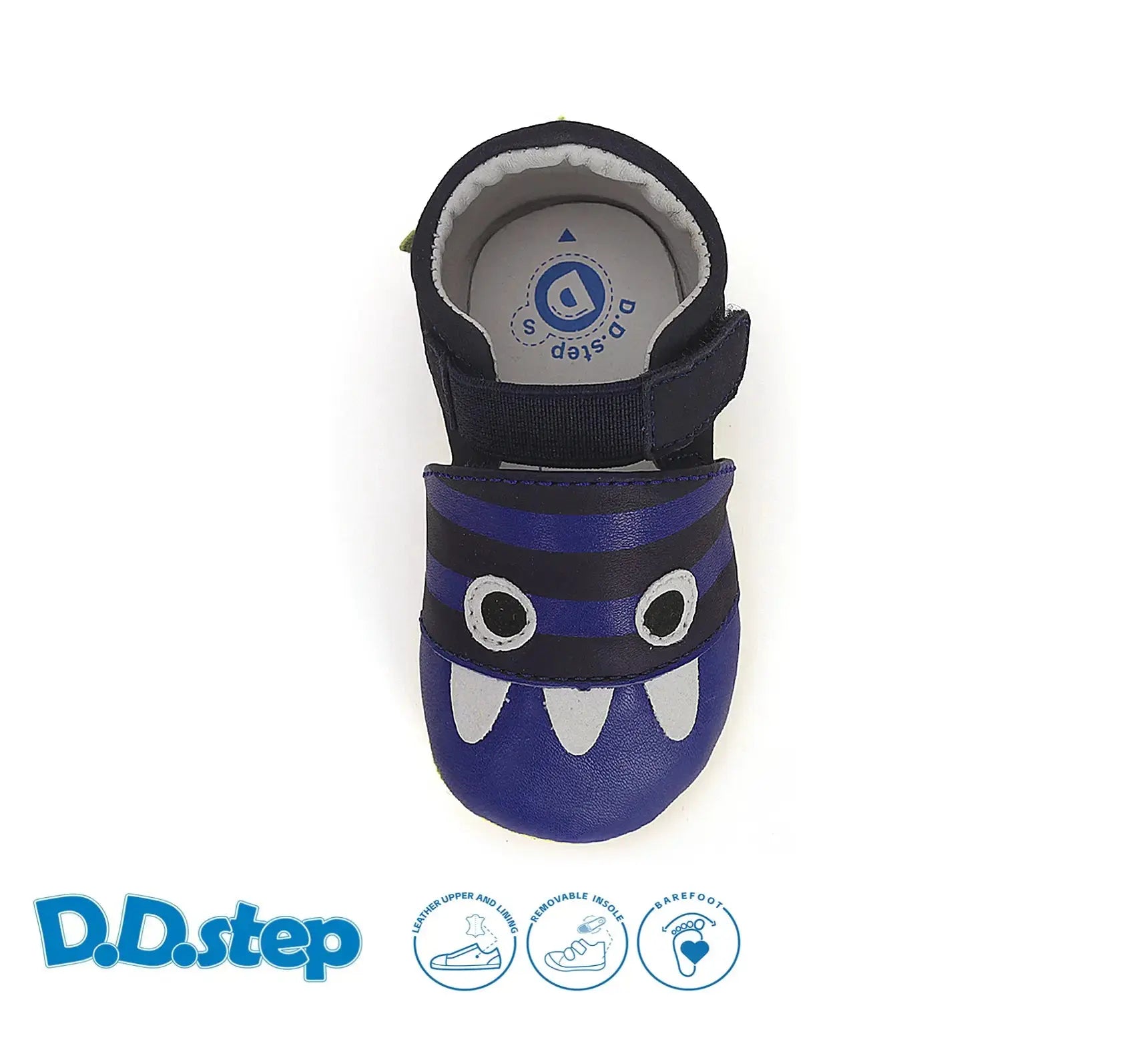 Baby Barfuß Blau Hausschuhe D.D.Step