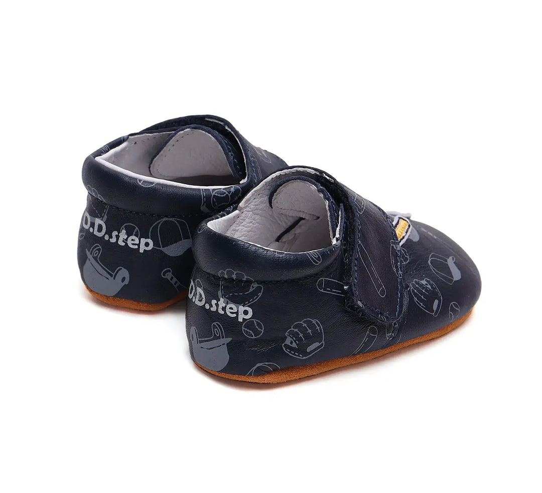 D.D.step Kinder Barfuß-Krabbelschuhe Königsblau K1596-42466