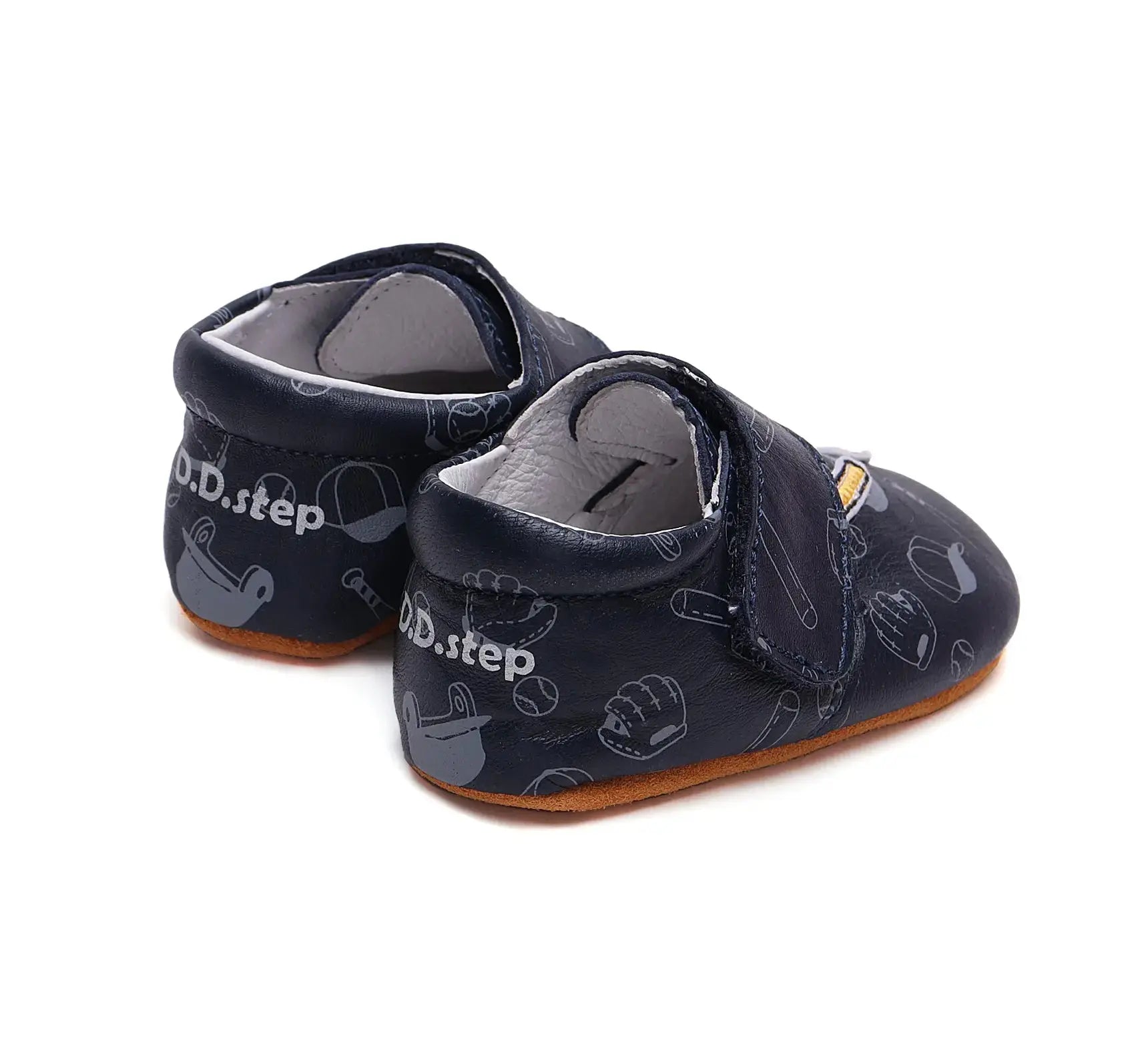 Baby Barfuß Königsblau Hausschuhe D.D.Step