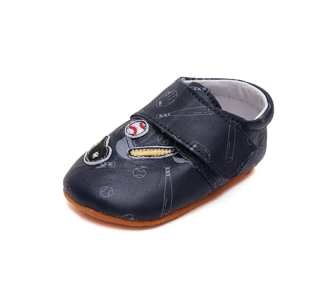 D.D.step Kinder Barfuß-Krabbelschuhe Königsblau K1596-42466