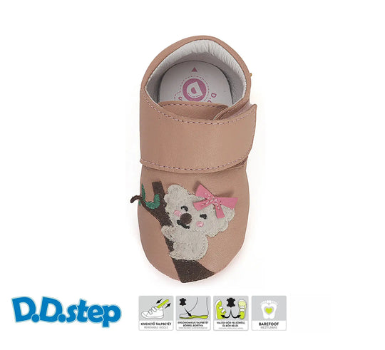 D.D.step Kinder Barfuß-Krabbelschuhe Babyrosa K1596-42568