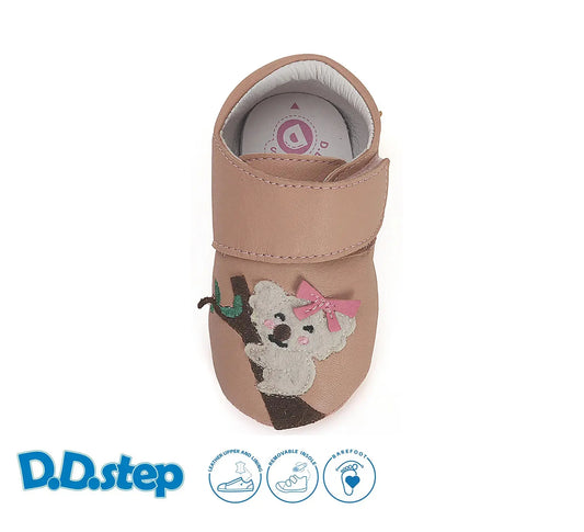 Baby Barfuß Rosa Hausschuhe D.D.Step