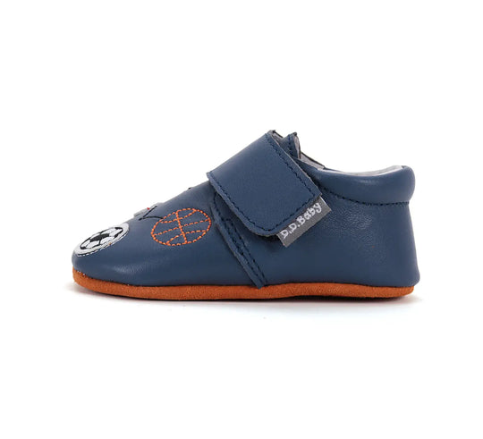 D.D.step Kinder Barfuß-Krabbelschuhe Bermudablau K1596-51110