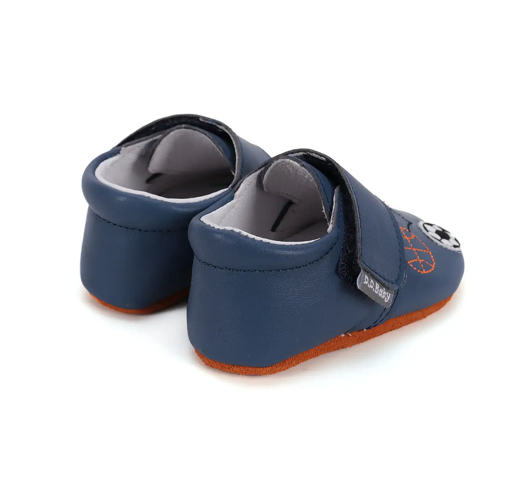 D.D.step Kinder Barfuß-Krabbelschuhe Bermudablau K1596-51110