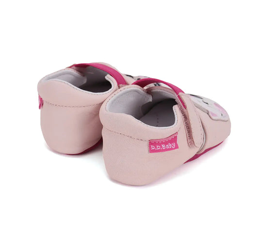 D.D.step Kinder Barfuß-Krabbelschuhe Babyrosa K1596-51276