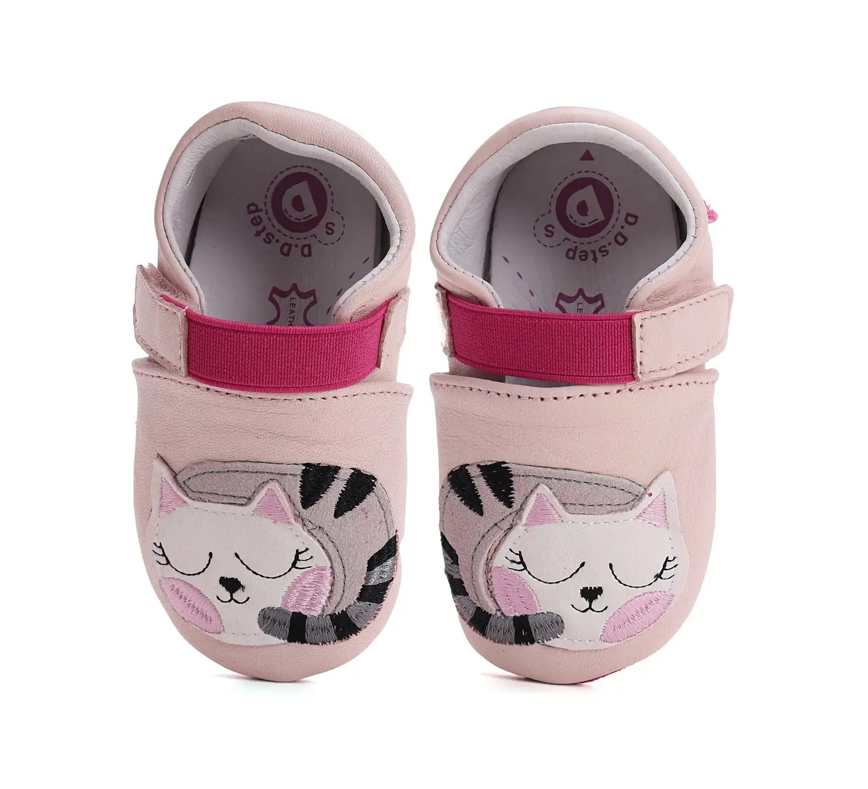 Baby Barfuß Babyrosa Hausschuhe D.D.Step