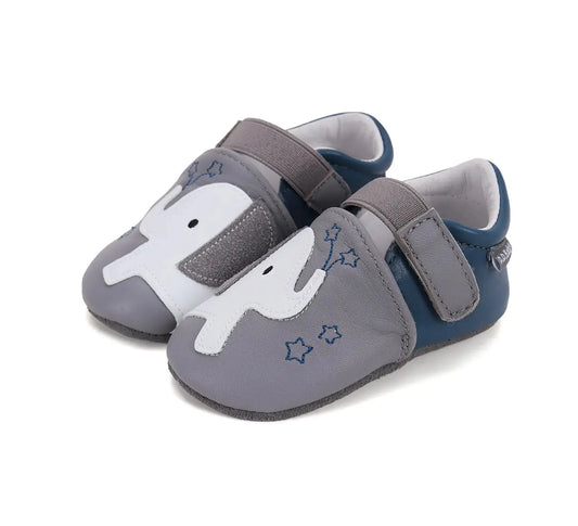 Baby Barfuß Dunkelgrau Hausschuhe D.D.Step