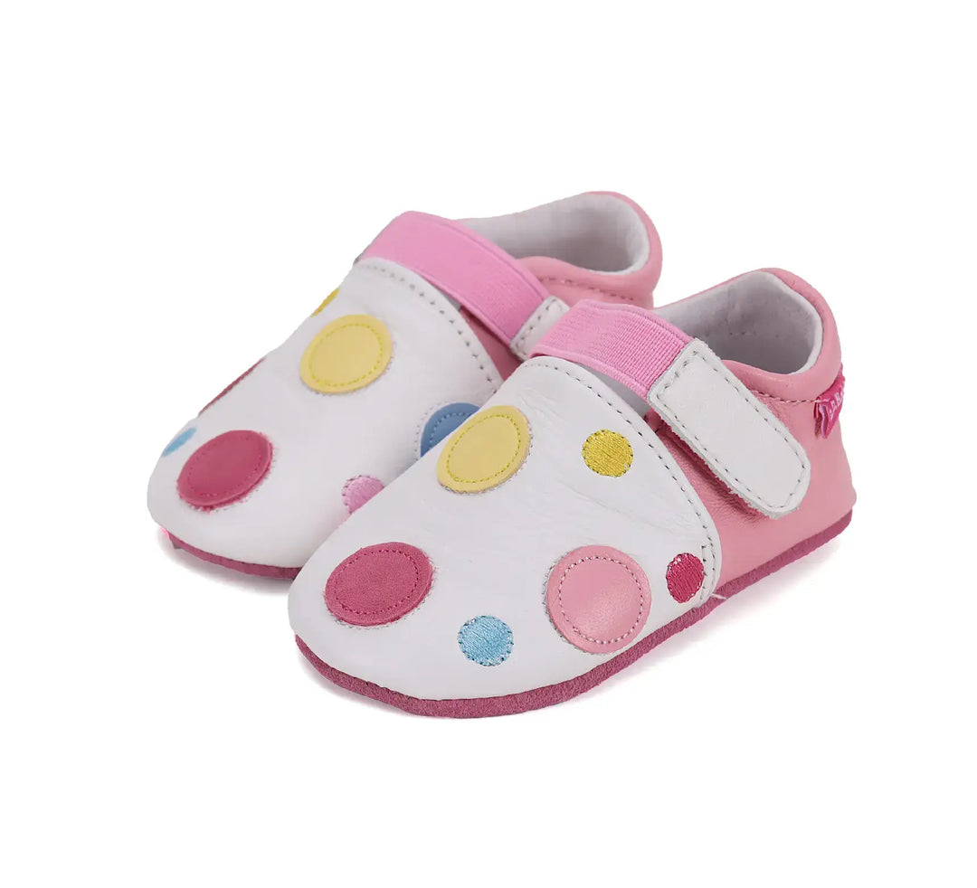 D.D.step Kinder Barfuß-Krabbelschuhe Weiß K1596-51833