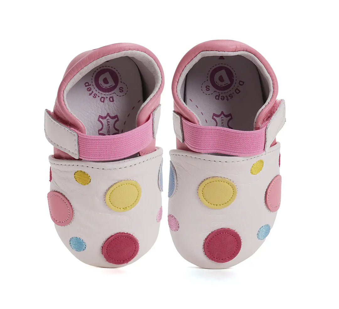 D.D.step Kinder Barfuß-Krabbelschuhe Weiß K1596-51833