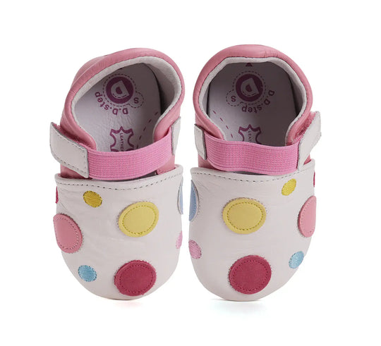 D.D.step Kinder Barfuß-Krabbelschuhe Weiß K1596-51833