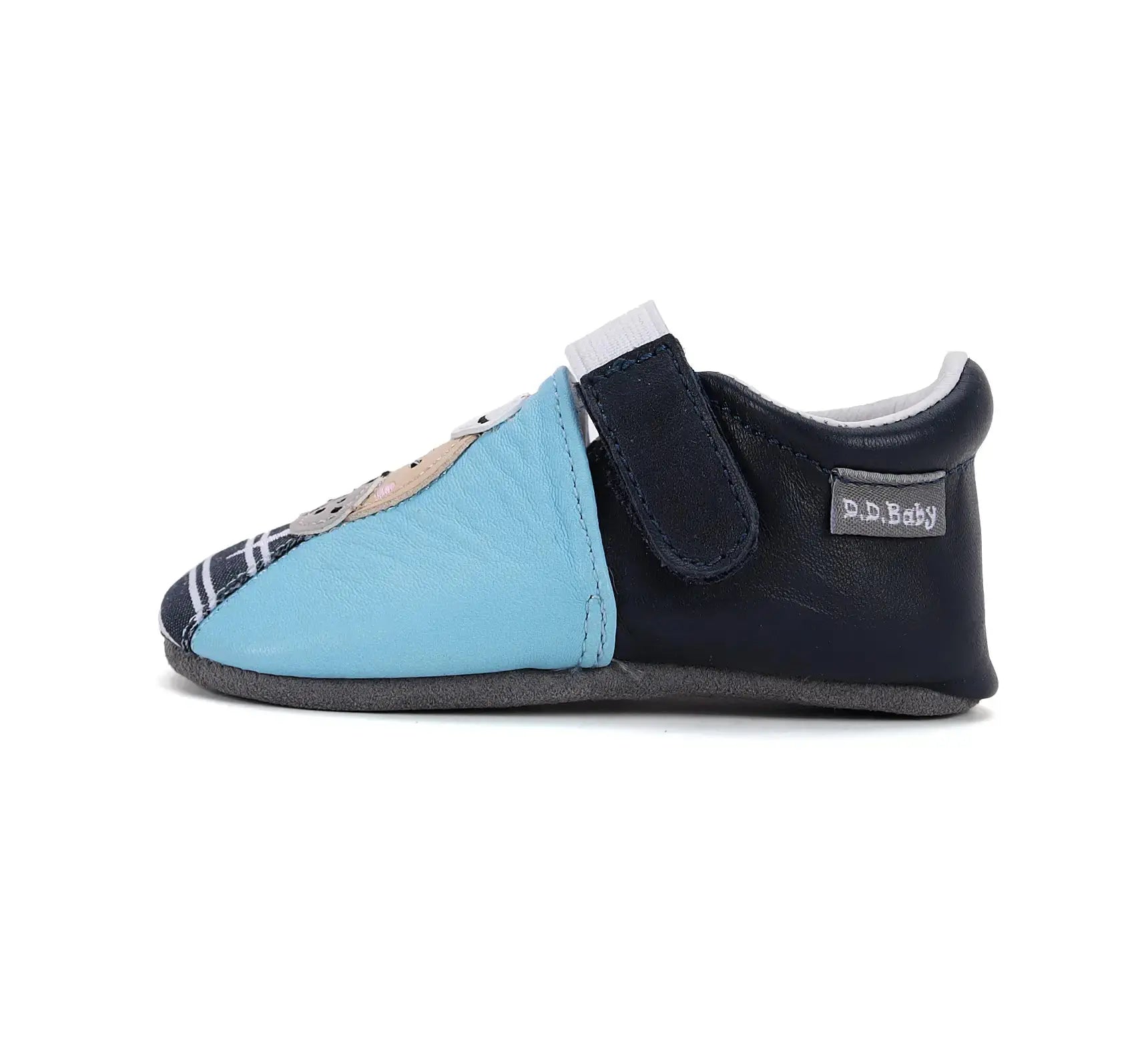 Baby Barfuß Hellblau Hausschuhe D.D.Step